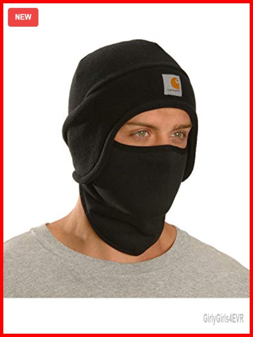 Fleece 2-in-1 Headwear with Ear Flaps and Face Mask